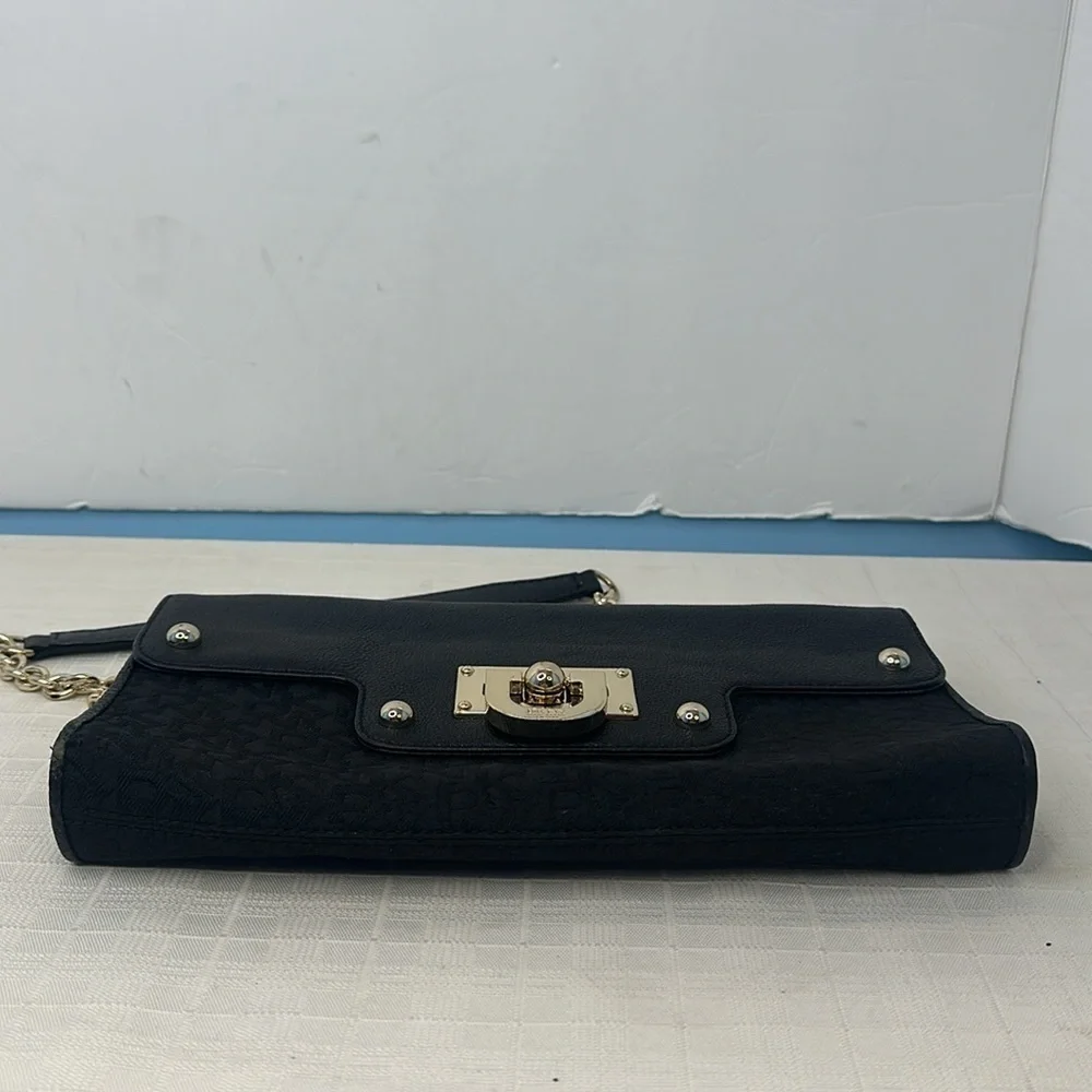 DKNY T&C W/D Town Country Classic Hardware Bag Purse Clutch Wristlet